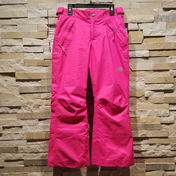 North Face Girls Medium Pink Winter Ski Snow Pants